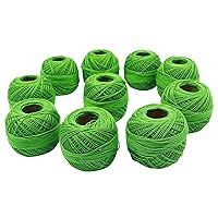 Set of 10 Pcs Knitting Tatting Ball Cotton Anchor Crochet Thread Embroidery Yarn