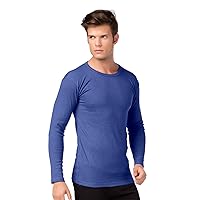 stylenmore Men's thermal undershirt, long sleeve, ski inner fleece, cotton