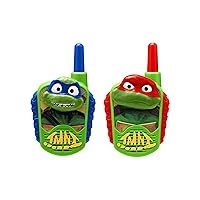 eKids Teenage Mutant Nina Turtles Toy Walkie Talkies for Kids, Static Free Indoor and Outdoor Toys for Boys, Designed for Fans of Ninja Turtles Toys