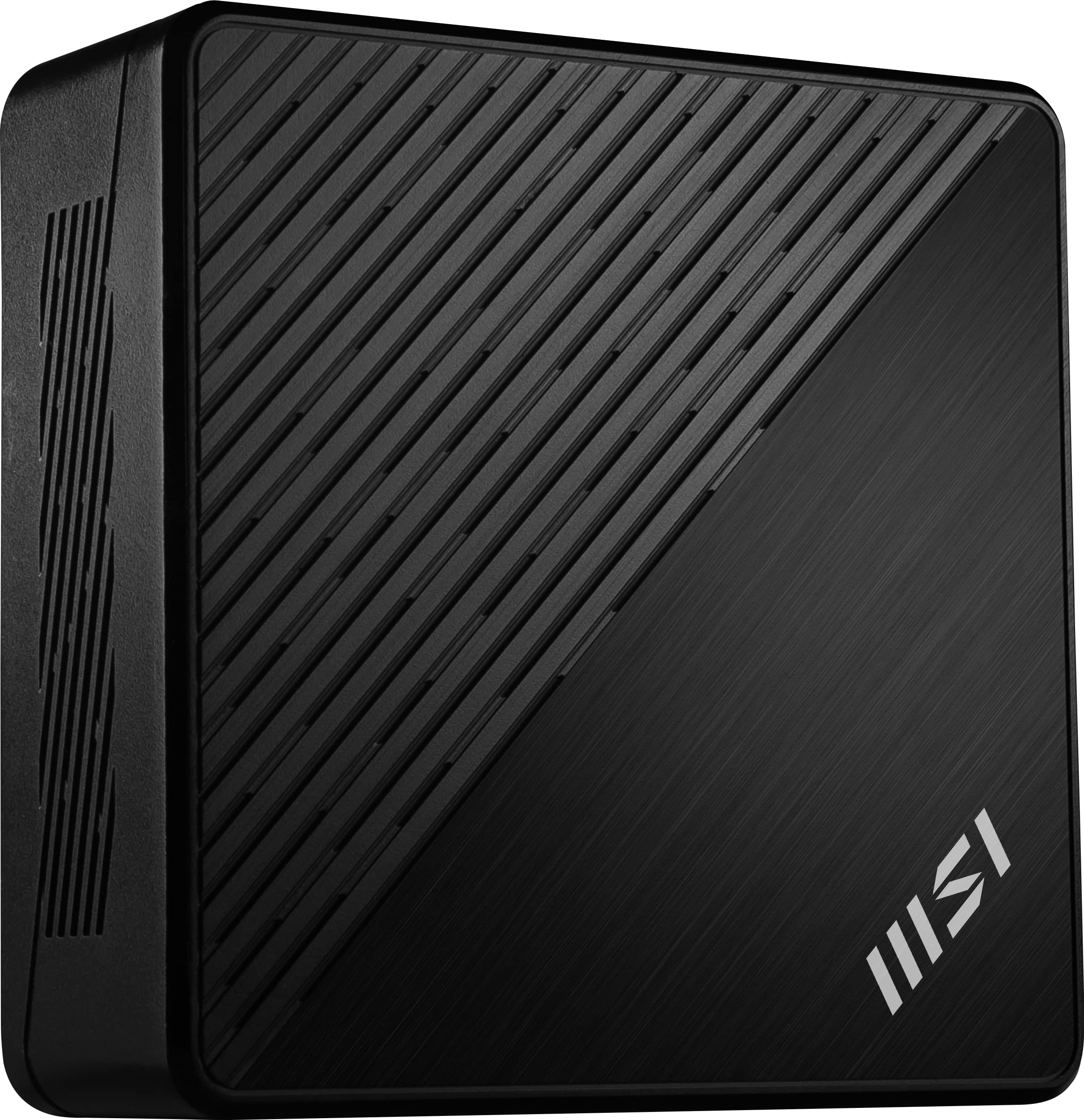 MSI Cubi N ADL Mini PC: Intel Celeron N100, 4GB RAM, 128GB SSD, Black, Windows 11 Pro Entry: ADL-021US