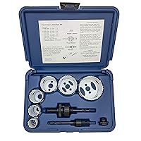 E0212167 Boxed Blu-Mol Xtreme Bi-Metal Hole Saw Kits, 9-Piece Electrician's Kit