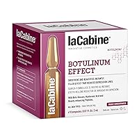 laCabine Botulinum Effect Ampoule Serum to reduce the appearance of expression lines and wrinkles with Beta Glucans and Hyaluronic Acid