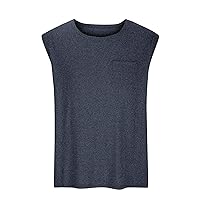 Golf Shirts for Men Running Gym Tee Pullover Round Neck Workout Athletic Tank Tops Loose Comfy Shirts Blouse