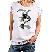 Womens Anime Top Short Sleeve - Death by Ryuk l - Manga T-Shirt