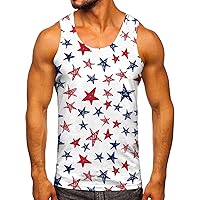 Men American Flag Shirt Large Tank Tops Men Muscle Graphic tee 3XL Workout Shirts Men Gym Tshirts Men Funny
