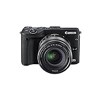 Canon EOS M3 Mirrorless Camera Kit with EF-M 18-55mm Image Stabilization (is) STM Lens - Wi-Fi Enabled (Black)