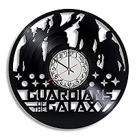 Guardians of The Galaxy Vinyl Record Wall Clock, Guardians of The Galaxy Gift for Any Occasion, Groot, Starlord, Rocket, Gamora, Drax, Peter quill Art