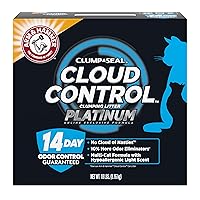 Arm & Hammer Cloud Control Platinum Multi-Cat Clumping Cat Litter with Hypoallergenic Light Scent, 14 Days of Odor Control, 18 lbs, Online Exclusive Formula