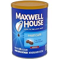 MAXWELL HOUSE Half Caff Medium Roast Ground Coffee 11 oz Canisters ( Pack of 3)