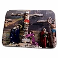 3dRose Crucifixion Scene Inside a Church, San Miguel de... - Bathroom Bath Rug Mats (rug-229231-1)