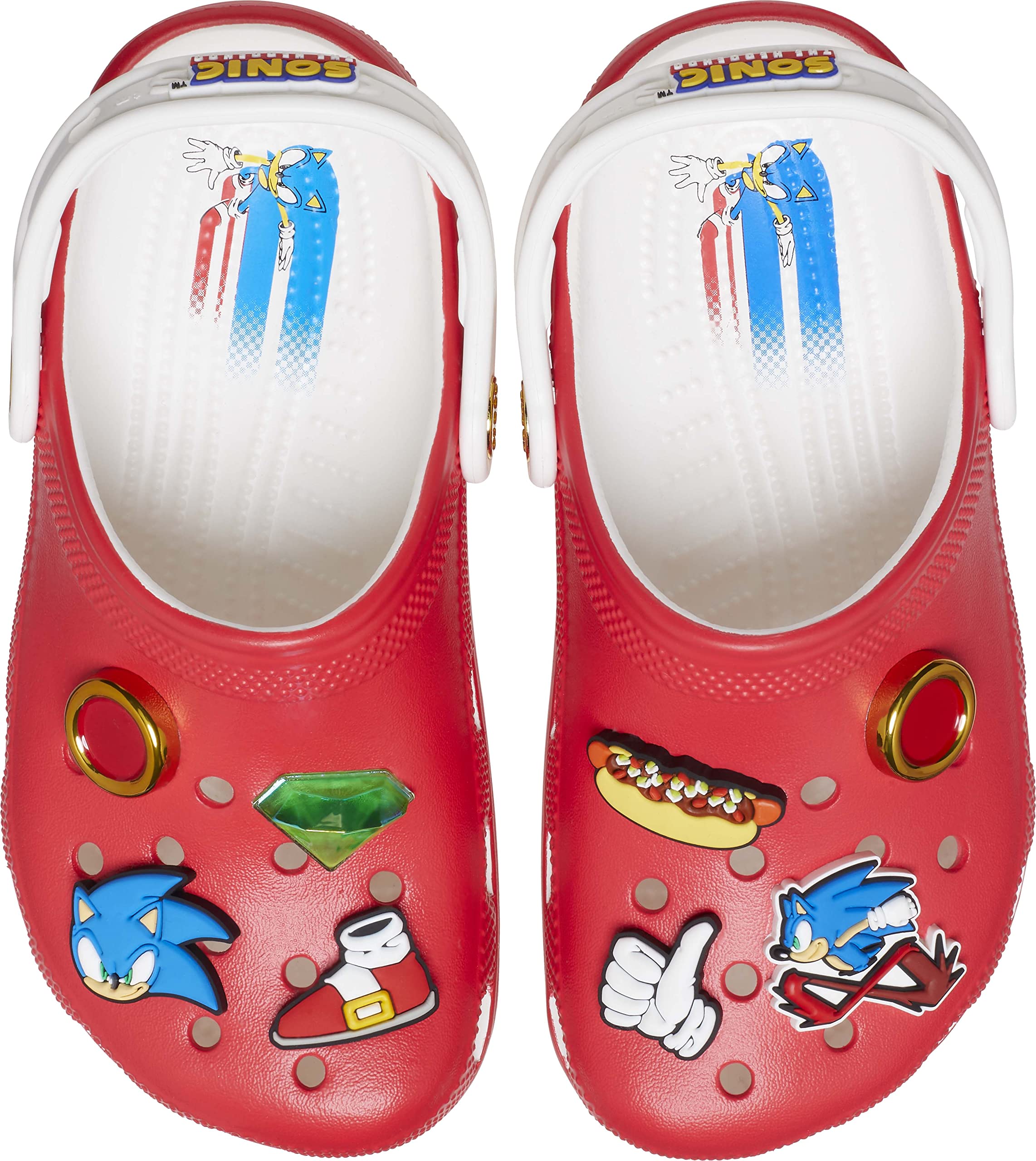 Crocs Unisex-Child Sonic The Hedgehog Classic Clogs, Kids and Toddler Shoes