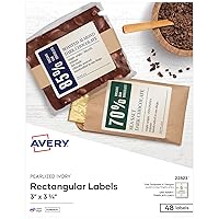 Avery Printable Blank Rectangle Labels, 3