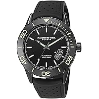 Raymond Weil Men's 2760-SB1-20001 Freelancer Analog Display Swiss Automatic Black Watch