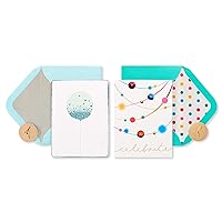 Papyrus Birthday Cards, Streamers and Balloons (2-Count)