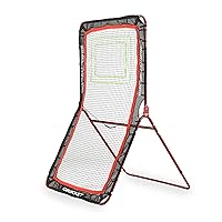 Rukket 4x7ft Lacrosse Rebounder Pitchback Training Screen, Practice Catching, Throwing, and Shooting