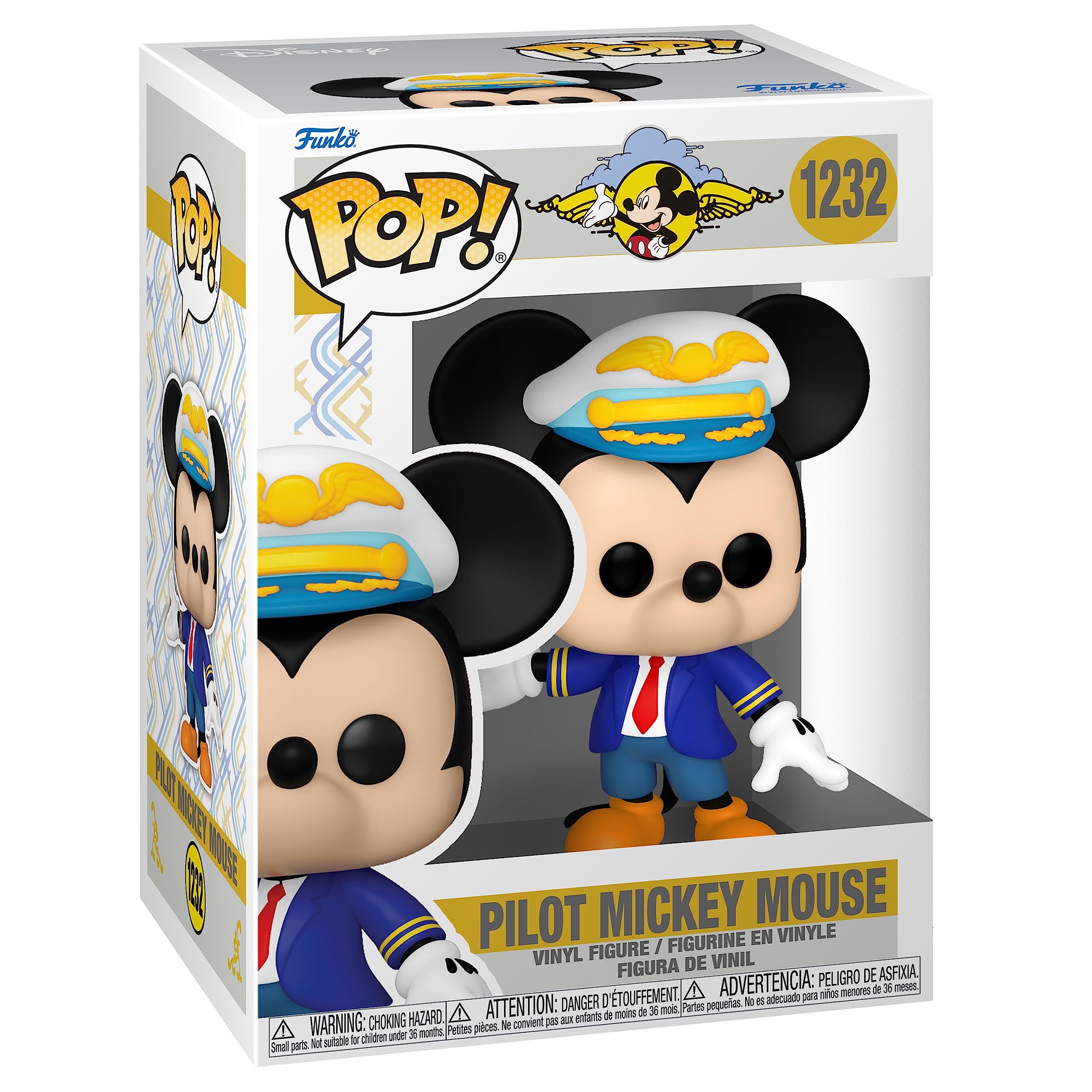 Funko Disney Mickey Mouse One : Walt’s Plane - Pilot Mickey Mouse Pop!