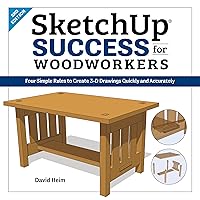 SketchUp Success for Woodworkers: Four Simple Rules to Create 3D Drawings Quickly and Accurately SketchUp Success for Woodworkers: Four Simple Rules to Create 3D Drawings Quickly and Accurately Paperback Kindle