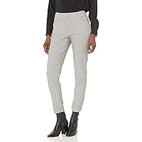 MULTIPLES Women's Plus Size Pull-on Ankle Pant with Real Front and Back Pockets