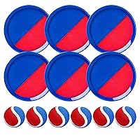 EVERICH TOY Beach Toys Outdoor Games for Kids Ages 3-10-Yard Lawn Games Ball Catch Games Paddle Toss-Upgraded Version Outside Games for Kids/Family Boys and Girls Gifts