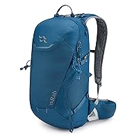 Rab Aeon 20-Liter Lightweight Hydration Pack - Comfortable Daypack for Hiking, Biking, & Trail Running - Ink - 20-Liter