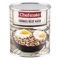 Chef-mate Corned Beef Hash, Canned Food and Canned Meat, 6 lb 11 oz (#10 Can Bulk)