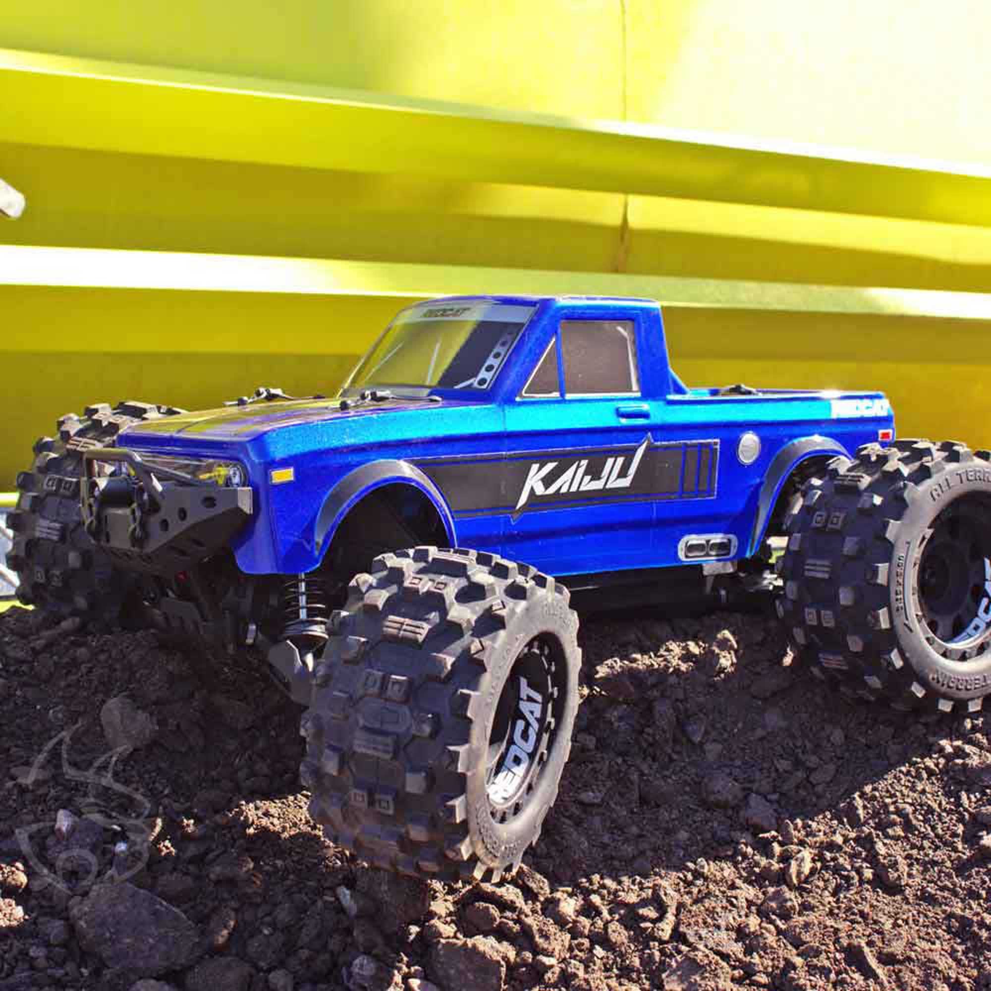 Redcat Racing Kaiju - 1:8 Scale Monster Truck – RTR- 6S Ready, Blue (Kaiju-Blue)