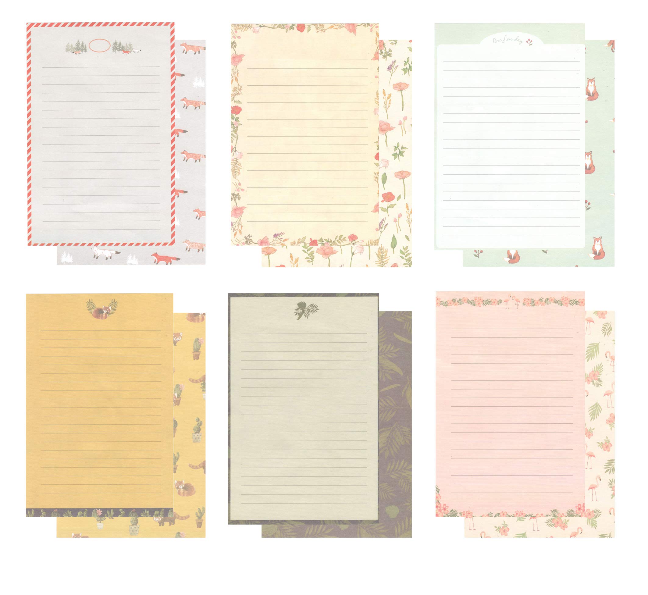 IMagicoo 48 Cute Lovely Writing Stationery Paper Letter Set with 24 Envelope / Envelope Seal Sticker (10)