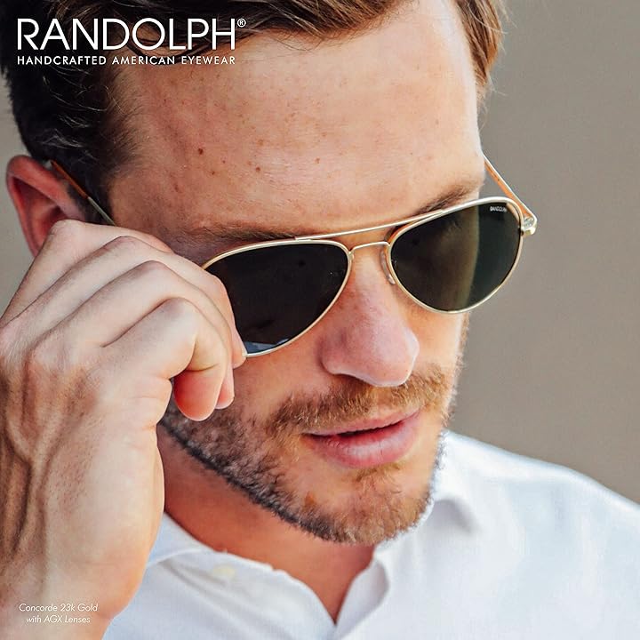 Mua Randolph USA | Concorde Classic Aviator Sunglasses for Men or Women  100% UV trên Amazon Mỹ chính hãng 2023 | Fado