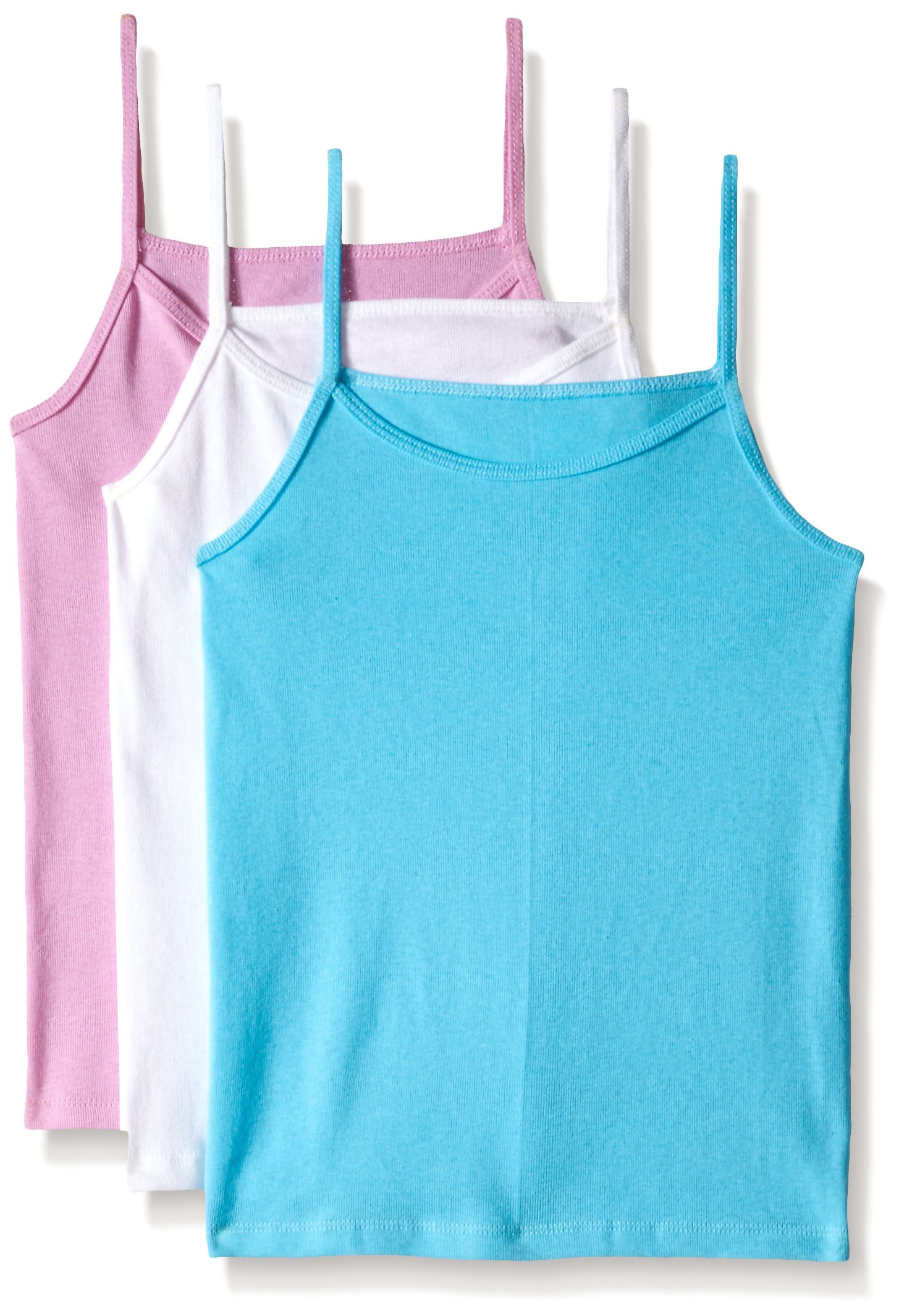 Fruit of the Loom Big Girls' Assorted Cami (Pack of 3)
