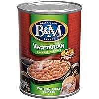 B&M Baked Beans, Vegetarian, 28 Ounce (Pack of 12)