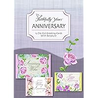 Faithfully Yours ''A lifelong Love'' - Anniversary Greeting Cards KJV Scripture (Box of 12)