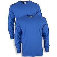 Gildan Unisex-Adult Ultra Cotton Long Sleeve T-Shirt, Style G2400, Multipack