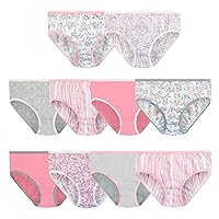Jessica Simpson Girls Underwear Set Variety 10 Pack Kids Panties Hipster Briefs