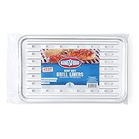 Kingsford® Heavy Duty Aluminum Grilling Foil Liners, 4ct | 14.75” x 9” Foil Grill Liners for Grilling, Cooking, And Steaming | Kingsford® Extra Tough Grilling Accessories