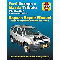Ford Escape (01-17), Mazda Tribute (01-11) & Mercury Mariner (05-11) Haynes Repair Manual (Does not include information specific to hybrid model. ... specific exclusion noted) (Haynes Automotive)