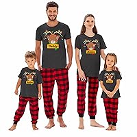 Custom Reindeer Matching Family Christmas T-Shirt