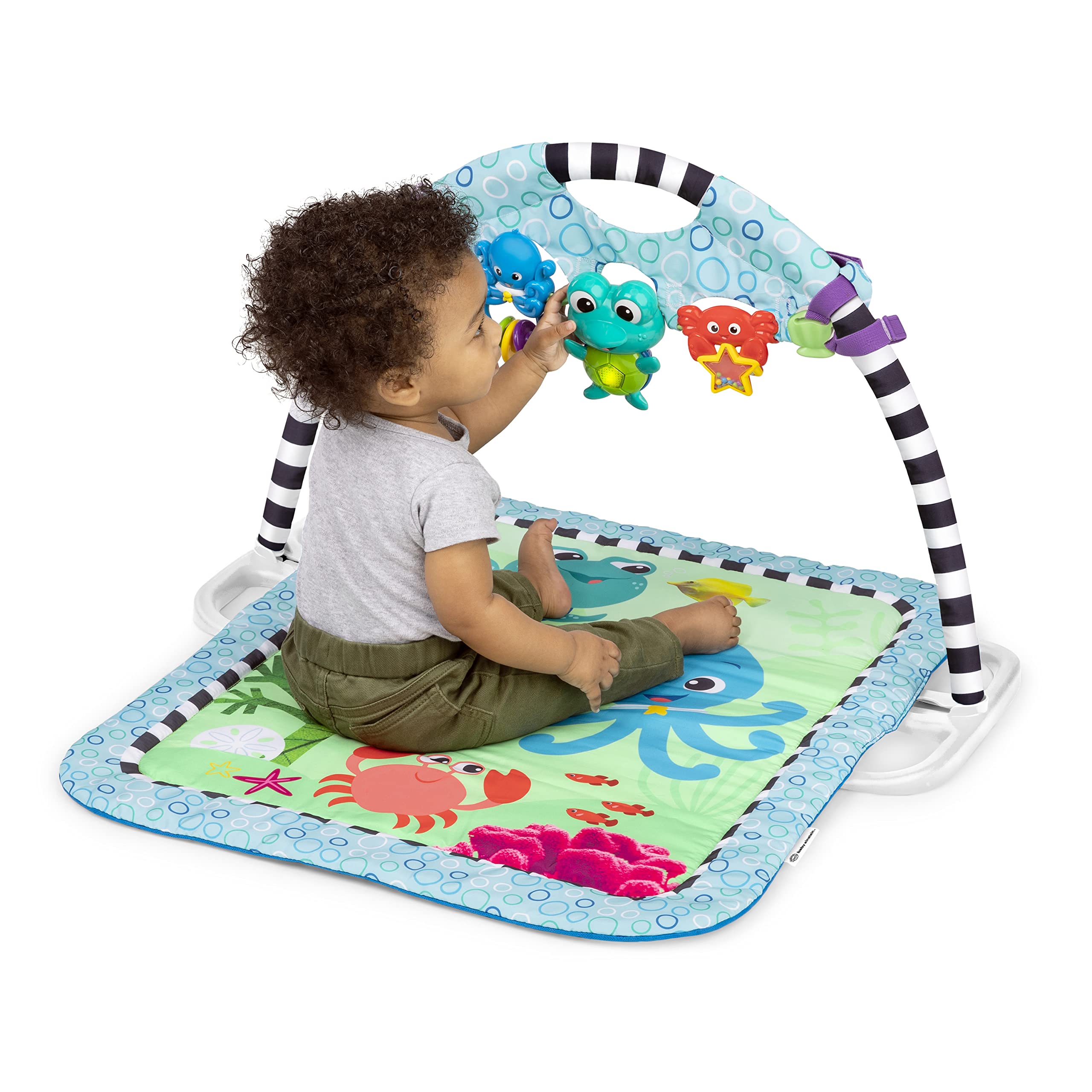 Baby Einstein Neptune's Discovery Reef 3-in-1 Activity Play Gym & Take-Along Toy Bar