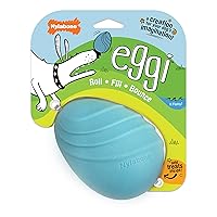 Nylabone Eggi Interactive Dog Toy for Small Dogs – Lightweight Bouncy Floatable Dog Treat Toy for Creative Play & Dog Exercise