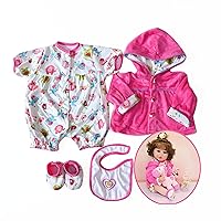 Reborn Baby Dolls Clothes 22inch Outfit Set for 20-22Inch Reborn Doll Newborn Girl&Boy (CB230417)