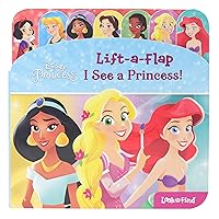 Disney Princess - I See a Princess! Lift-a-Flap Look and Find Board Book - PI Kids Disney Princess - I See a Princess! Lift-a-Flap Look and Find Board Book - PI Kids Board book