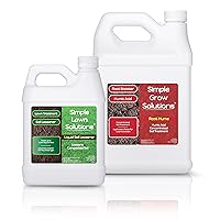 Liquid Soil Loosener 32 Ounce + Root Hume Humic Acid 1 Gallon - Soil Treatment Bundle - Simple Lawn Solutions