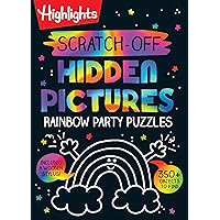 Scratch-Off Hidden Pictures Rainbow Party Puzzles (Highlights Scratch-Off Activity Books)