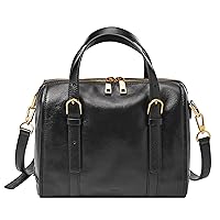 Fossil Women's Carlie Leather Satchel Purse Handbag for Women