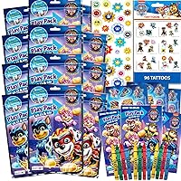 Paw Patrol Birthday Party Favors and Supplies for Kids ~ Bundle with 12 Paw Patrol Activity Play Packs for Boys and Girls with Mini Coloring Book, Stickers and More
