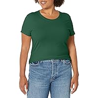 Hanes Ladies 45 Oz, 100% Ringspun Cotton Nano-T T-Shirt - Deep Forest - 2XL - (Style # SL04 - Original Label)