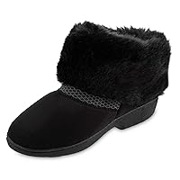 Women's Recycled Microsuede Mallory Boot Slipper, with Memory Foam and Indoor/Outdoor Sole