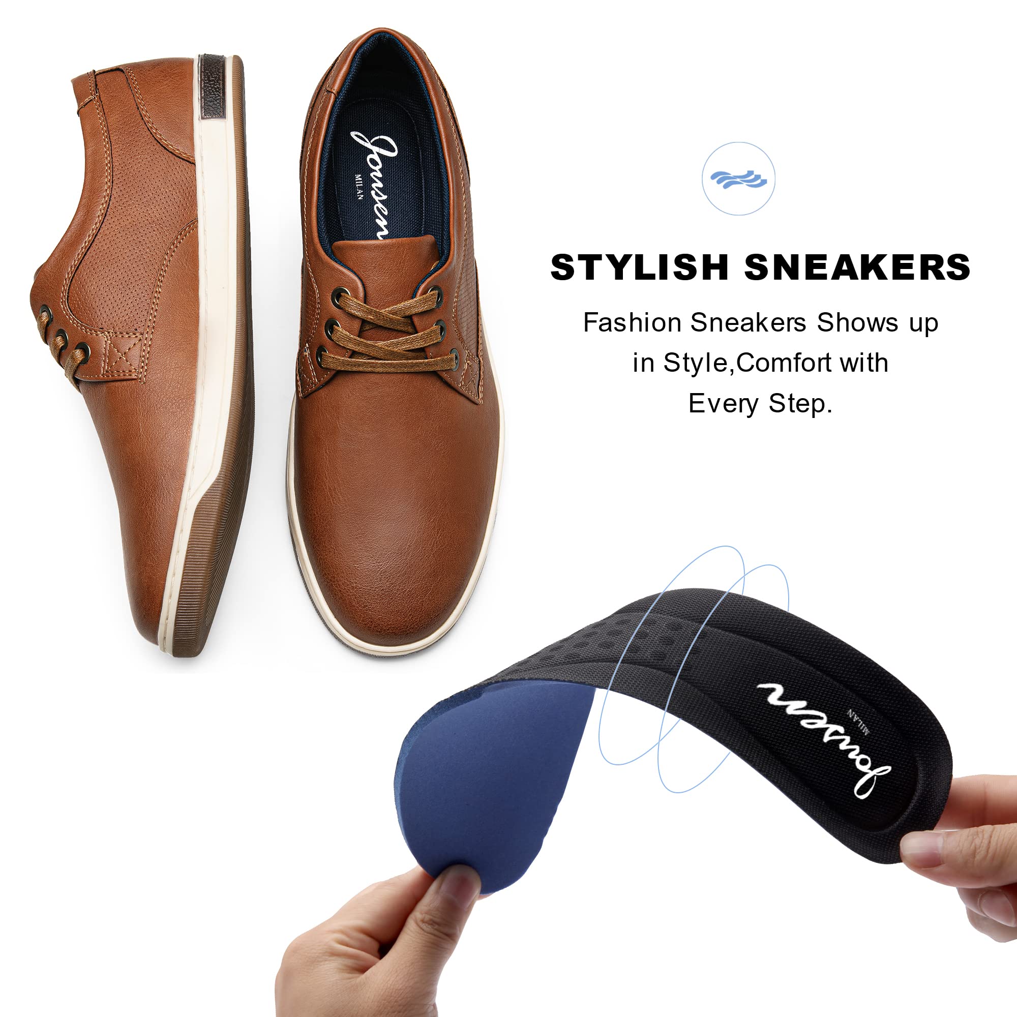 Jousen Men's Fashion Casual Sneakers