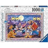 Ravensburger Disney Mickey Mouse: Mosaic Mickey 1000 Piece Jigsaw Puzzle for Adults - Every Piece is Unique, Softclick Technology Means Pieces Fit Together Perfectly