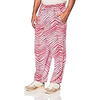 Zubaz Men's Standard Classic Zebra Printed Athletic Lounge Pants