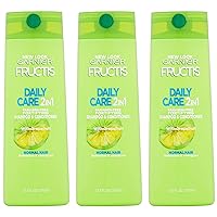 Garnier Fructis Haircare - Daily Care - 2 in 1 Shampoo & Conditioner - With Grapefruit - Net Wt. 12.5 FL OZ (370 mL) Per Bottle - Pack of 3 Bottles
